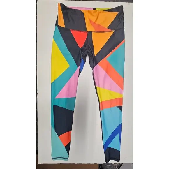 Playground Leggings FAST LANE COLORBLOCK PRINT LEGGING, Sz S Retail $118 - Picture 4 of 7